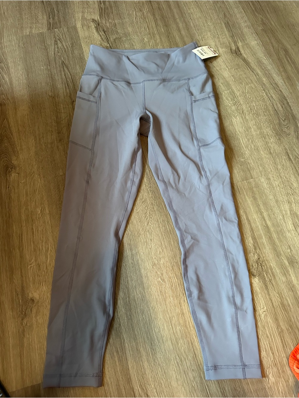 Reflex 90 Degree Light Gray Active Leggings